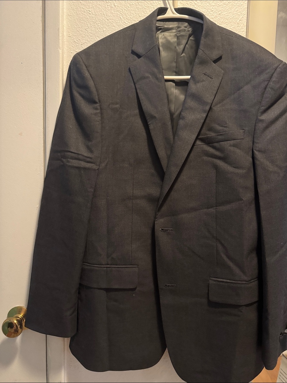 Marc New York Charcoal Gray Two-Button Sport Coat